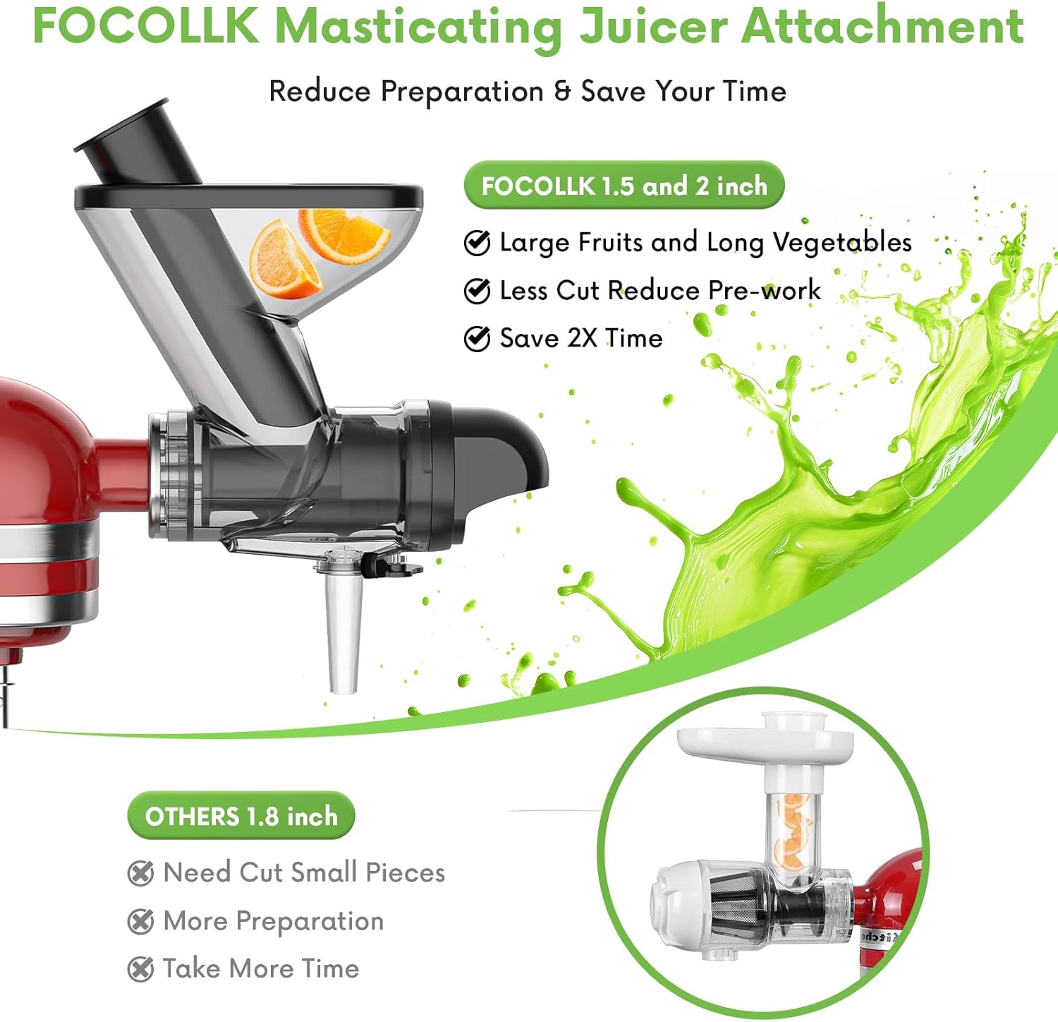 Masticating Juicer Attachment  - Juicer Cold Press Slow ulasan dan harga