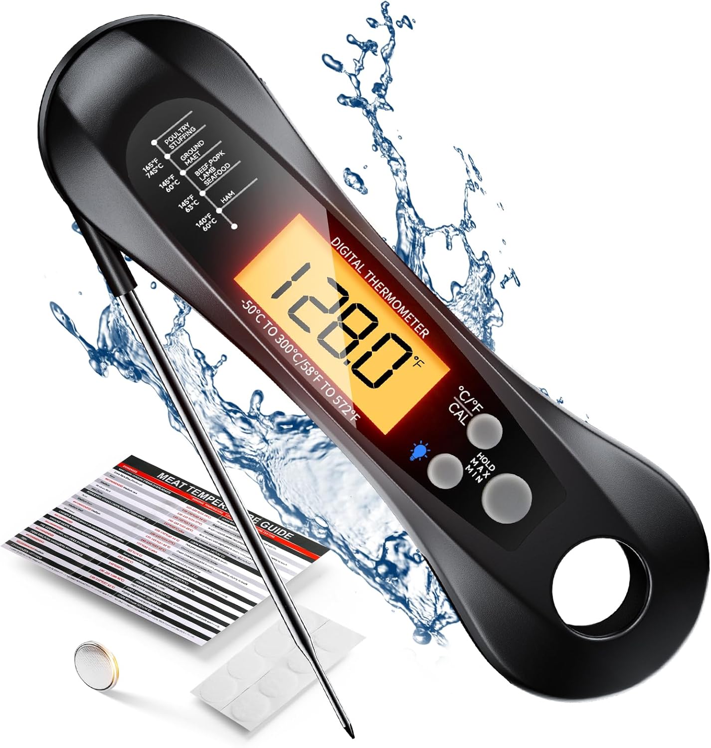 Digital Meat Thermometer Water - Kitchen Appliances Cooking ulasan dan harga