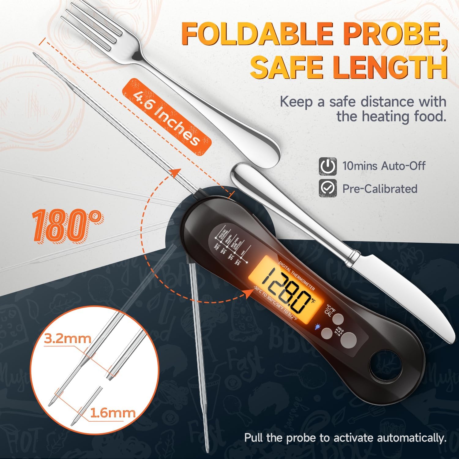 Digital Meat Thermometer Water - Kitchen Appliances Cooking ulasan dan harga