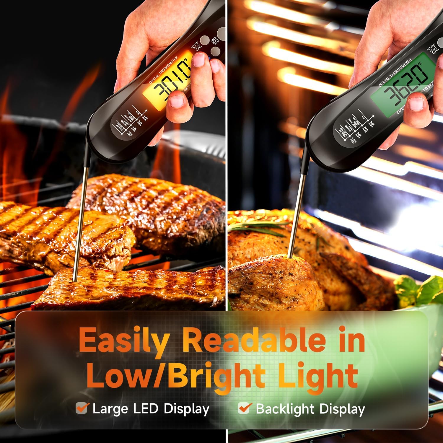 Digital Meat Thermometer Water - Kitchen Appliances Cooking ulasan dan harga
