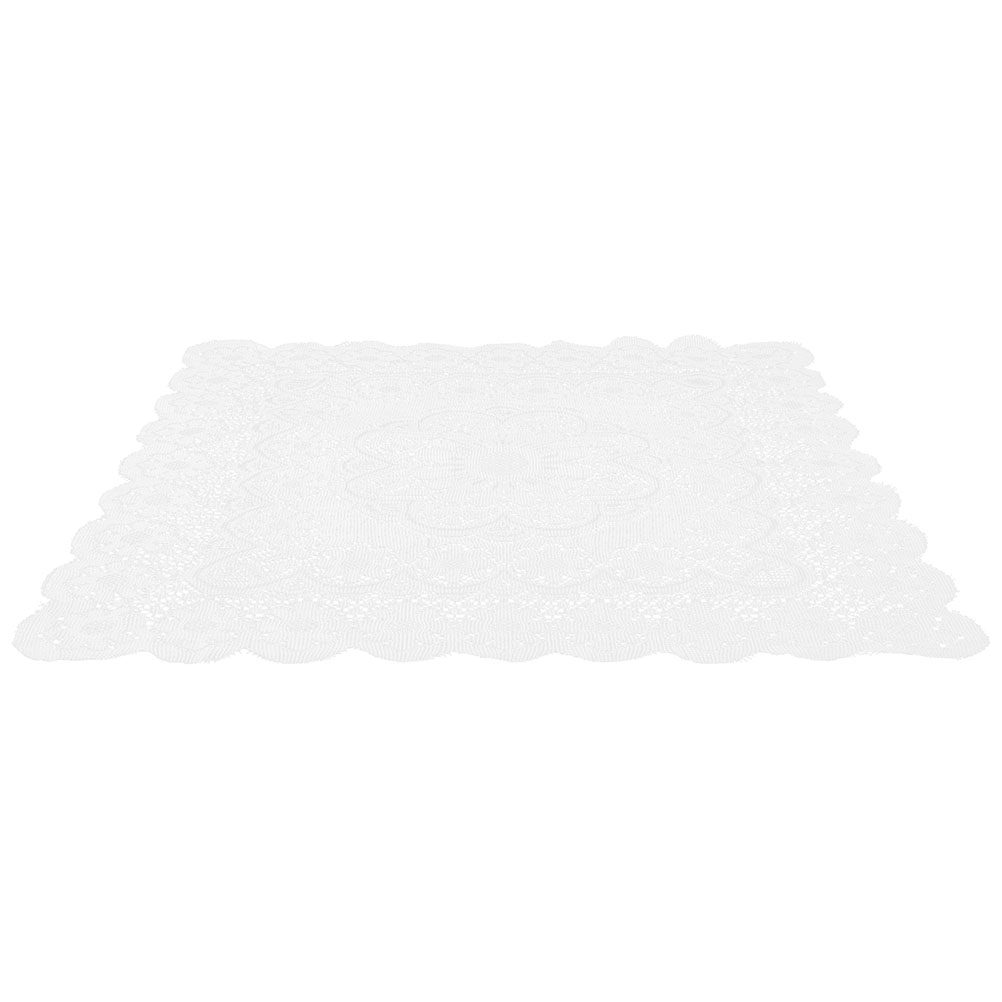 Square White Lace Tablecloth f - Kitchen Appliances Essentials ulasan dan harga