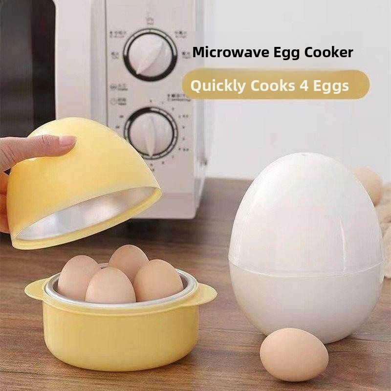 White Small Microwave Egg Cook - Kitchen Appliances Essentials ulasan dan harga