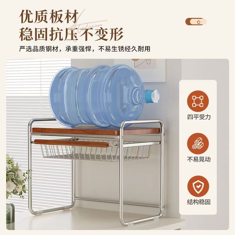 Mid-Century Microwave Stand Pu - Kitchen Appliances Essentials ulasan dan harga