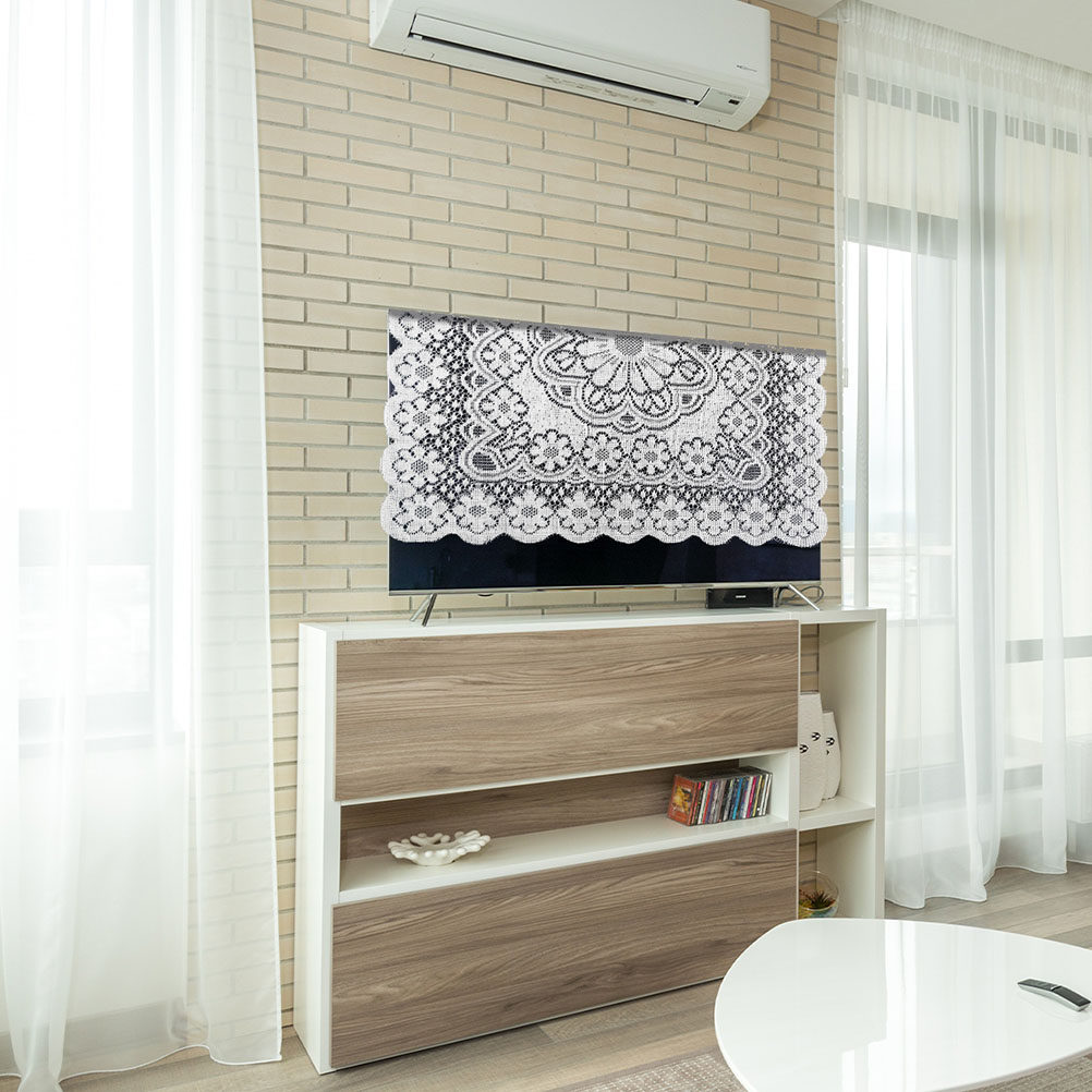 Square White Lace Tablecloth S - Kitchen Appliances Essentials ulasan dan harga