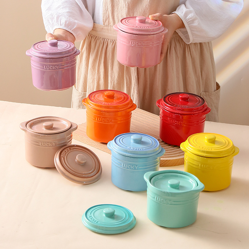 Double Lid Ceramic Bowl,Bird's - Kitchen Appliances Cooking ulasan dan harga