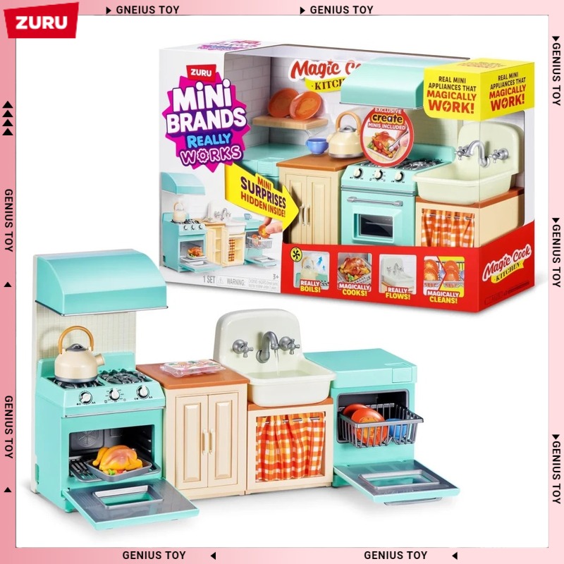 Zuru Mini Brands Magic Cook Ki - Kitchen Appliances Cooking ulasan dan harga
