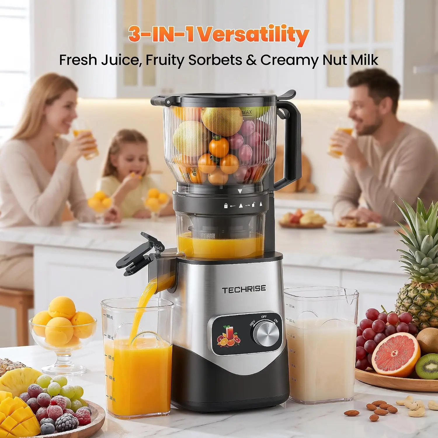 Bestseller3-In-1 Cold Press Ju - Juicer Cold Press Slow ulasan dan harga