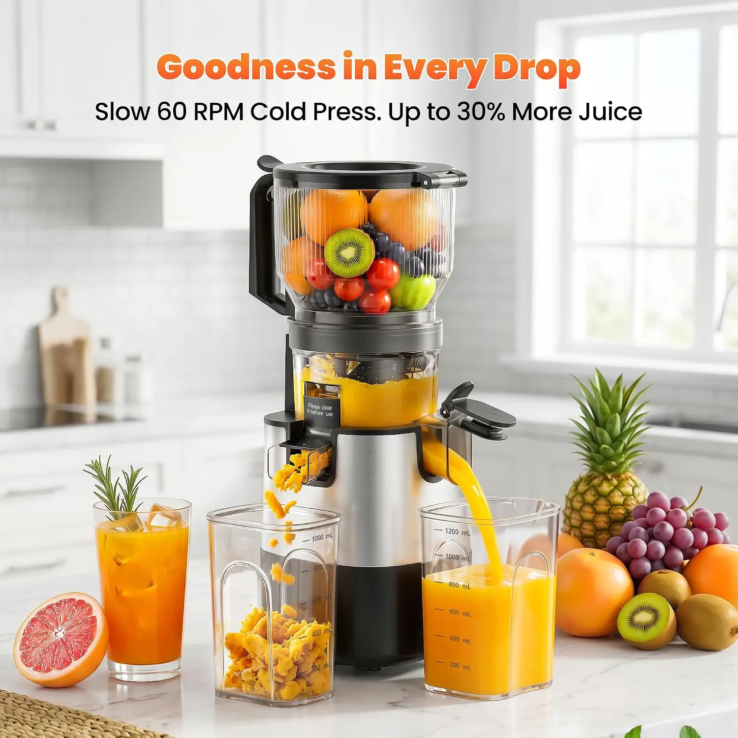 Bestseller3-In-1 Cold Press Ju - Juicer Cold Press Slow ulasan dan harga