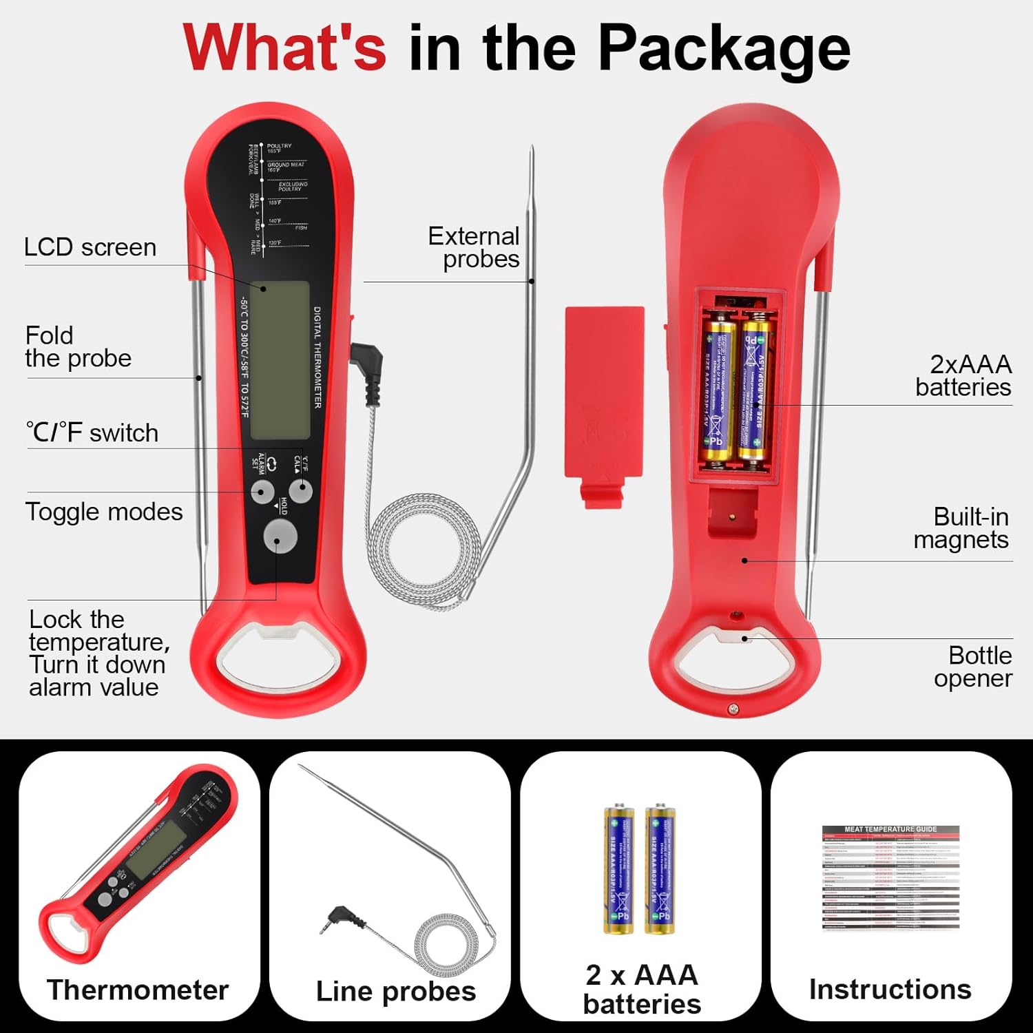 Long Cable Professional Meat T - Kitchen Appliances Cooking ulasan dan harga